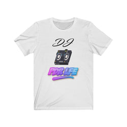 LITTY PDR LFE DJ GLO Unisex Jersey Short Sleeve Tee - PDR LFE White / XS PDR LFE