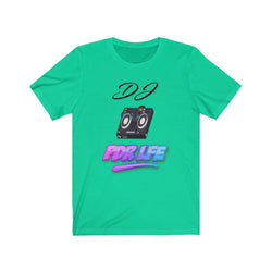 LITTY PDR LFE DJ GLO Unisex Jersey Short Sleeve Tee - PDR LFE Teal / XS PDR LFE