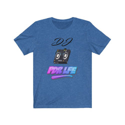 LITTY PDR LFE DJ GLO Unisex Jersey Short Sleeve Tee - PDR LFE Heather True Royal / XS PDR LFE