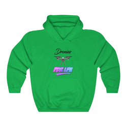 LITTY PDR LFE DRONIEZ GLO Unisex Heavy Blend™ Hooded Sweatshirt - PDR LFE Irish Green / L PDR LFE
