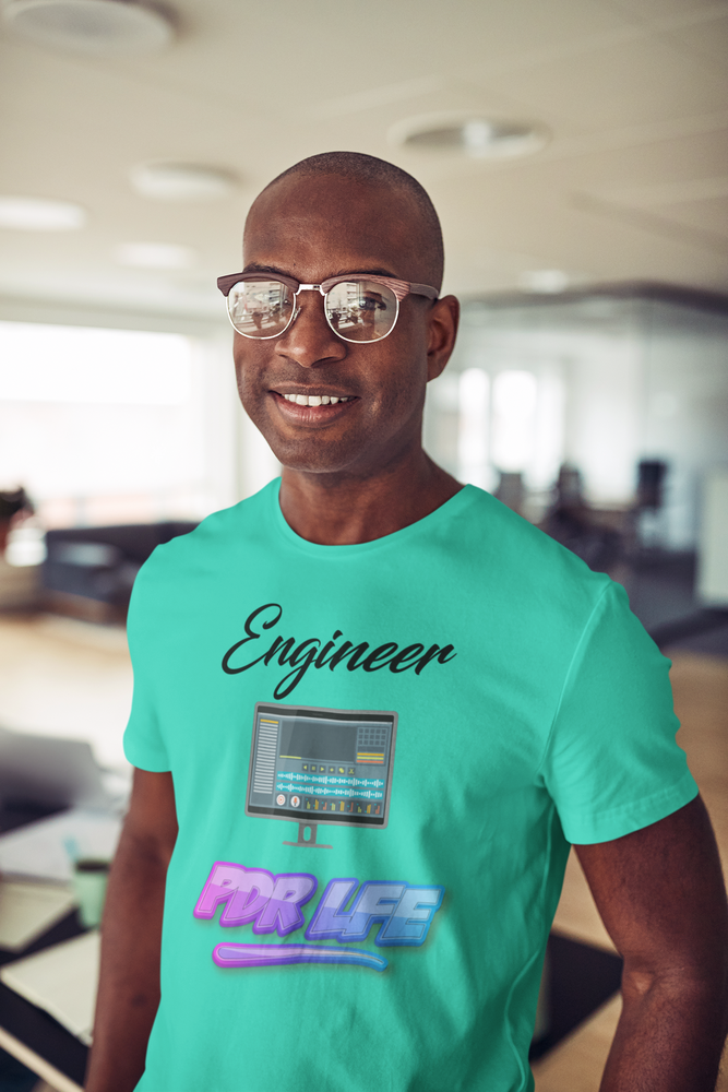 LITTY PDR LFE ENGINEER GLO Unisex Jersey Short Sleeve Tee - PDR LFE Athletic Heather / XS PDR LFE
