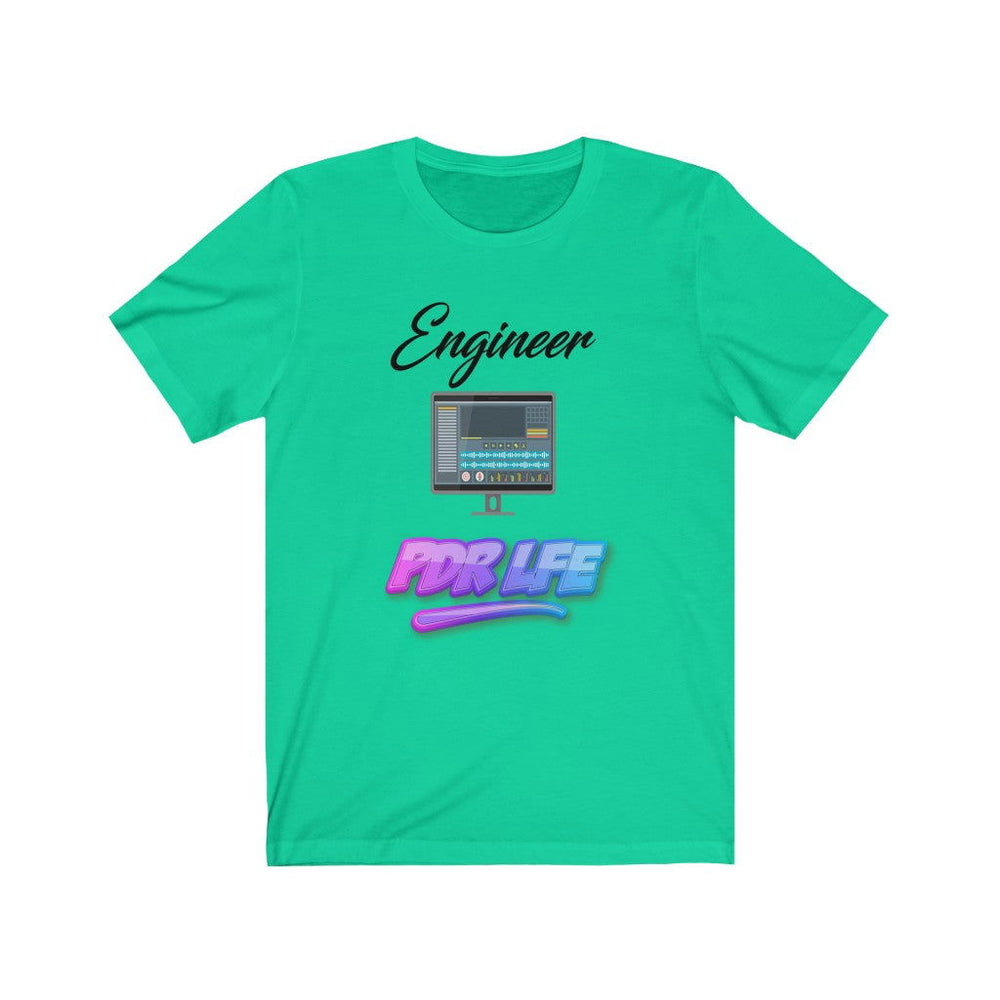 LITTY PDR LFE ENGINEER GLO Unisex Jersey Short Sleeve Tee - PDR LFE Teal / XS PDR LFE