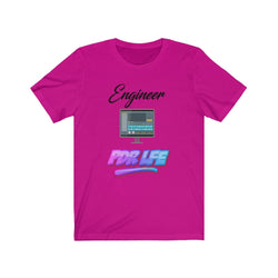 LITTY PDR LFE ENGINEER GLO Unisex Jersey Short Sleeve Tee - PDR LFE Berry / XS PDR LFE