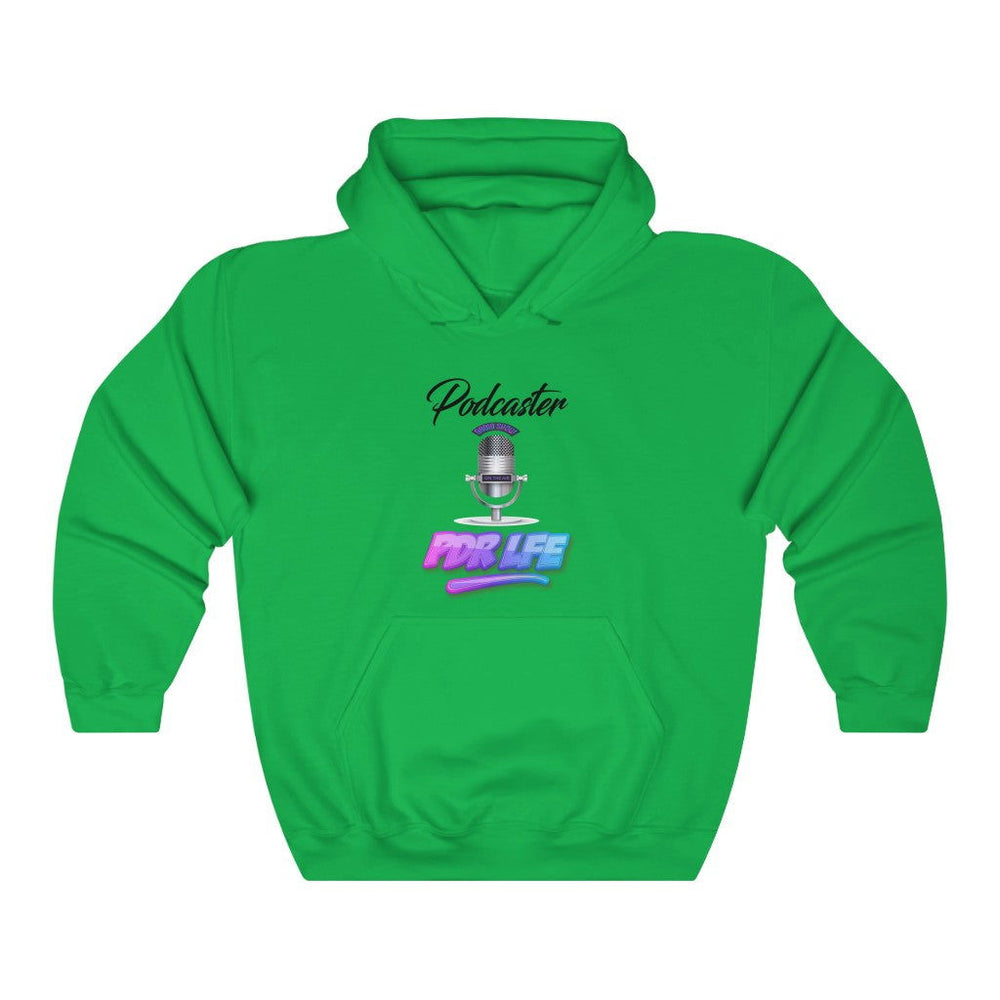 LITTY PDR LFE PODCASTER GLO Unisex Heavy Blend™ Hooded Sweatshirt - PDR L.F.E. 