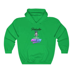 LITTY PDR LFE PODCASTER GLO Unisex Heavy Blend™ Hooded Sweatshirt - PDR LFE Irish Green / S PDR LFE