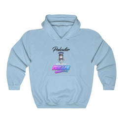 LITTY PDR LFE PODCASTER GLO Unisex Heavy Blend™ Hooded Sweatshirt - PDR LFE Light Blue / S PDR LFE