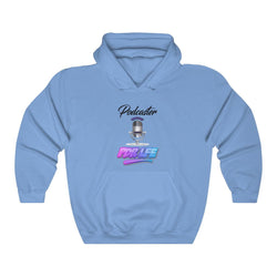 LITTY PDR LFE PODCASTER GLO Unisex Heavy Blend™ Hooded Sweatshirt - PDR LFE Carolina Blue / S PDR LFE