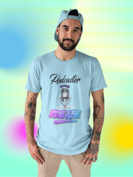 LITTY PDR LFE PODCASTER GLO Unisex Jersey Short Sleeve Tee - PDR LFE Yellow / XS PDR LFE