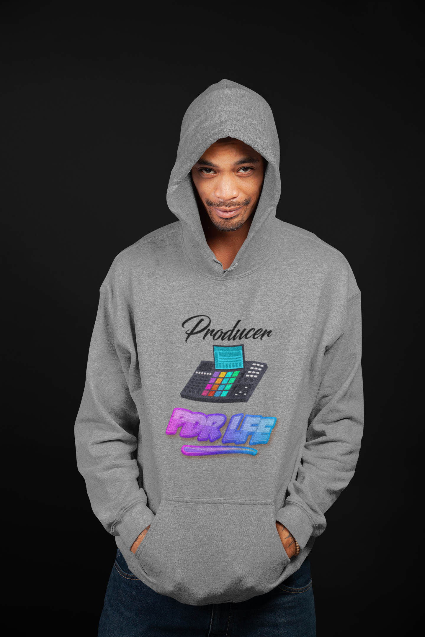 LITTY PDR LFE PRODUCER GLO Unisex Heavy Blend™ Hooded Sweatshirt - PDR L.F.E. 