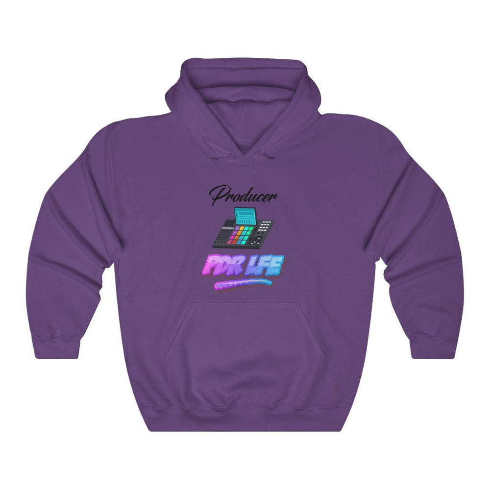 LITTY PDR LFE PRODUCER GLO Unisex Heavy Blend™ Hooded Sweatshirt - PDR LFE Purple / S PDR LFE