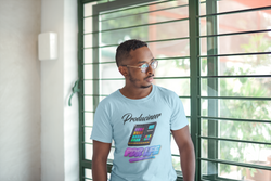 LITTY PDR LFE PRODUCINEER GLO Unisex Jersey Short Sleeve Tee - PDR LFE Athletic Heather / XS PDR LFE