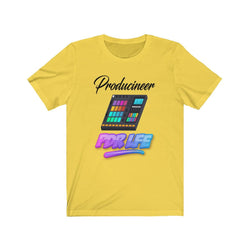 LITTY PDR LFE PRODUCINEER GLO Unisex Jersey Short Sleeve Tee - PDR LFE Yellow / XS PDR LFE