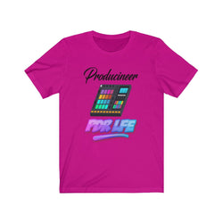 LITTY PDR LFE PRODUCINEER GLO Unisex Jersey Short Sleeve Tee - PDR LFE Berry / XS PDR LFE