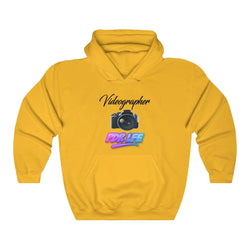 LITTY PDR LFE VIDEOGRAPHER GLO Unisex Heavy Blend™ Hooded Sweatshirt - PDR LFE Gold / S PDR LFE