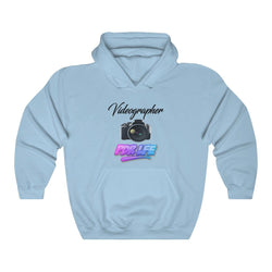 LITTY PDR LFE VIDEOGRAPHER GLO Unisex Heavy Blend™ Hooded Sweatshirt - PDR LFE Light Blue / S PDR LFE