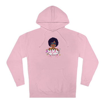 LIVING MY BEST LIFE FEMALE Hip Hop Unisex Hooded Sweatshirt - PDR LFE XS / Light Pink PDR LFE