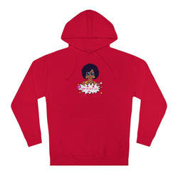 LIVING MY BEST LIFE FEMALE Hip Hop Unisex Hooded Sweatshirt - PDR LFE XS / Red PDR LFE