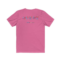 LOVE THE HATE PDR LFE "LOVE THE HATE SERIES" FEMALE Unisex Jersey Short Sleeve Tee - PDR LFE Mint / XS PDR LFE