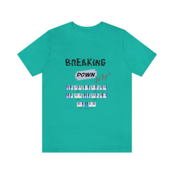 MAJOR KEYS HIP HOP Jersey Short Sleeve Tee - PDR LFE Teal / XS PDR LFE