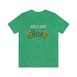 MAKE SENSE HIP HOP Short Sleeve Tee - PDR LFE Heather Kelly / XS PDR LFE