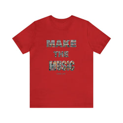 MAKE THE MUSIC HIP HOP Short Sleeve Tee - PDR LFE Red / S PDR LFE