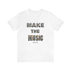 MAKE THE MUSIC HIP HOP Short Sleeve Tee - PDR LFE White / S PDR LFE