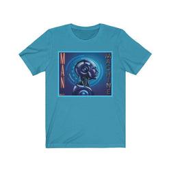 MAN AND THE MACHINE Unisex Jersey Short Sleeve Tee - PDR LFE Aqua / S PDR LFE