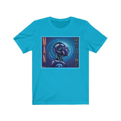 MAN AND THE MACHINE Unisex Jersey Short Sleeve Tee - PDR LFE Turquoise / S PDR LFE