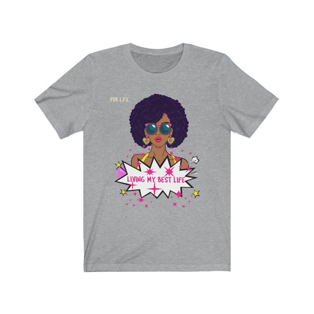 MELANATED LIFE Unisex Jersey Short Sleeve Tee - PDR L.F.E. 