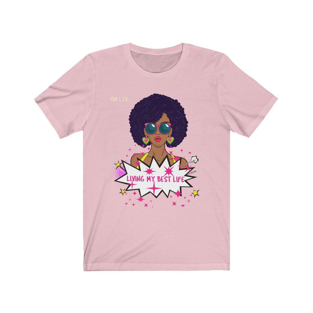 MELANATED LIFE Unisex Jersey Short Sleeve Tee - PDR L.F.E. 