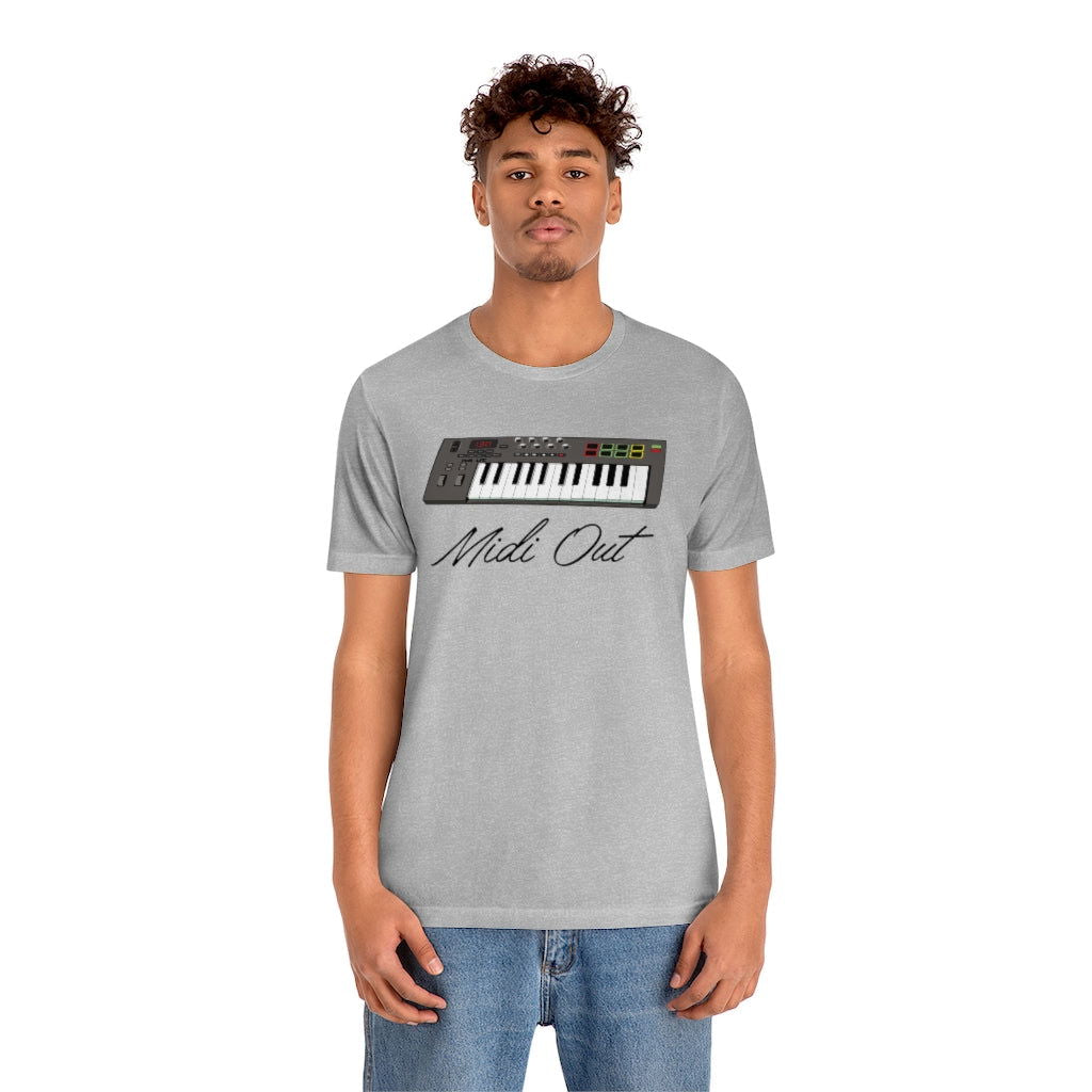 MIDI OUT MENS HIP HOP TSHIRT - PDR LFE Athletic Heather / S PDR LFE