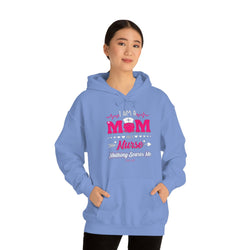MOM NURSE HOOD Heavy Blend™ Hooded Sweatshirt - PDR LFE Carolina Blue / S PDR LFE