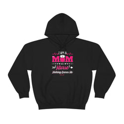 MOM NURSE HOOD Heavy Blend™ Hooded Sweatshirt - PDR LFE Black / S PDR LFE