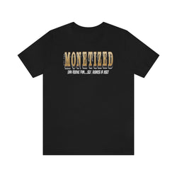 MONETIZED MENS Hip Hop Tshirt - PDR LFE Black / XS PDR LFE