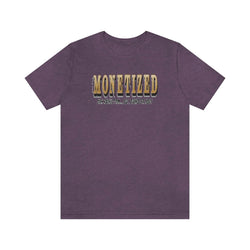 MONETIZED MENS Hip Hop Tshirt - PDR LFE Heather Team Purple / XS PDR LFE