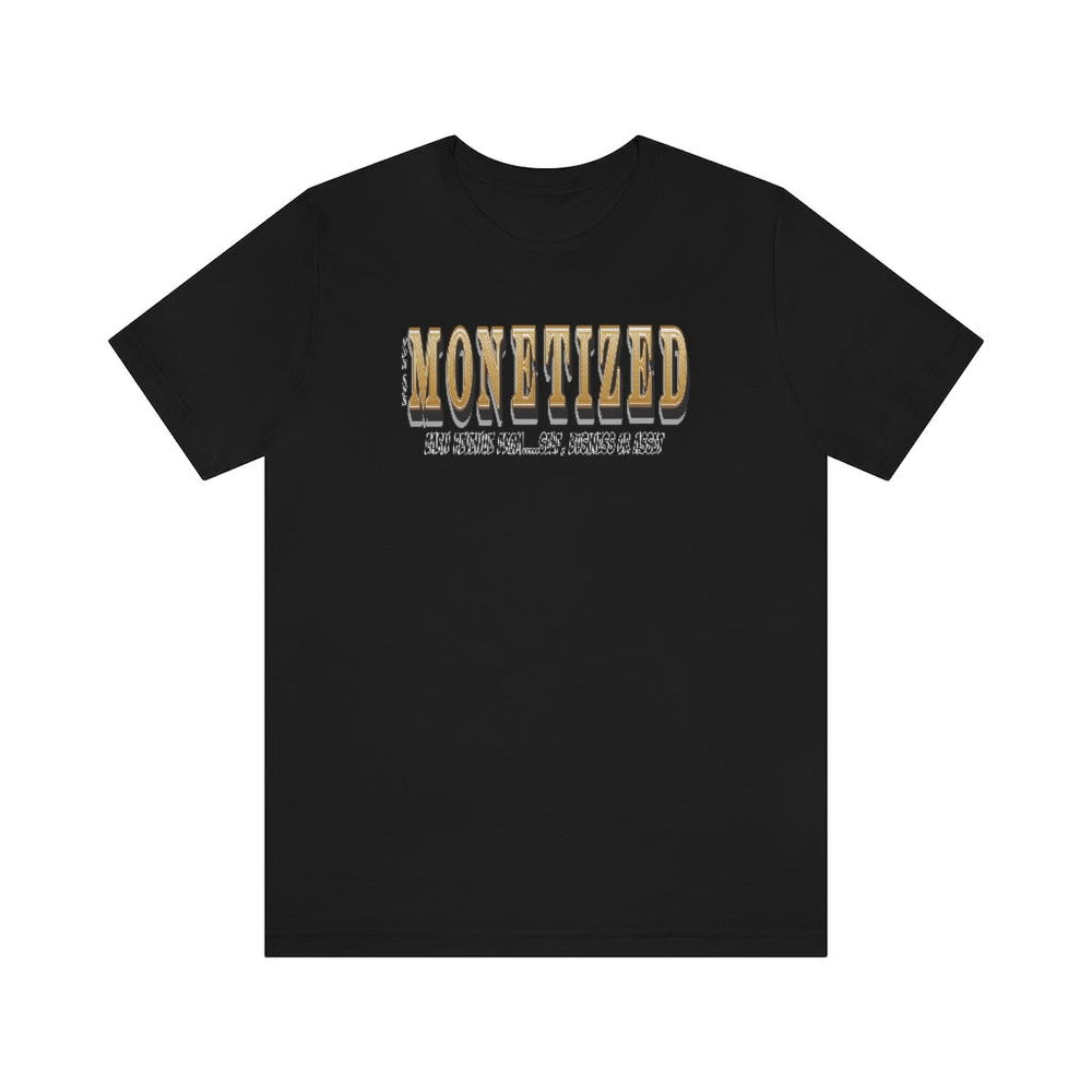 MONETIZED MENS Hip Hop Tshirt - PDR LFE Black / XS PDR LFE