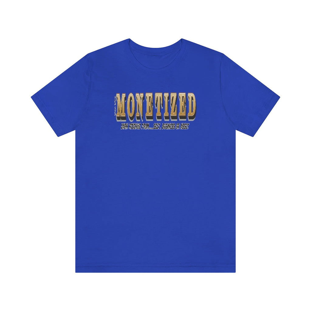 MONETIZED MENS Hip Hop Tshirt - PDR LFE True Royal / XS PDR LFE