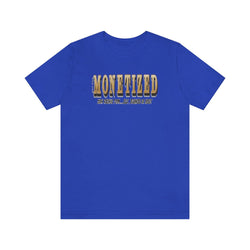 MONETIZED MENS Hip Hop Tshirt - PDR LFE True Royal / XS PDR LFE
