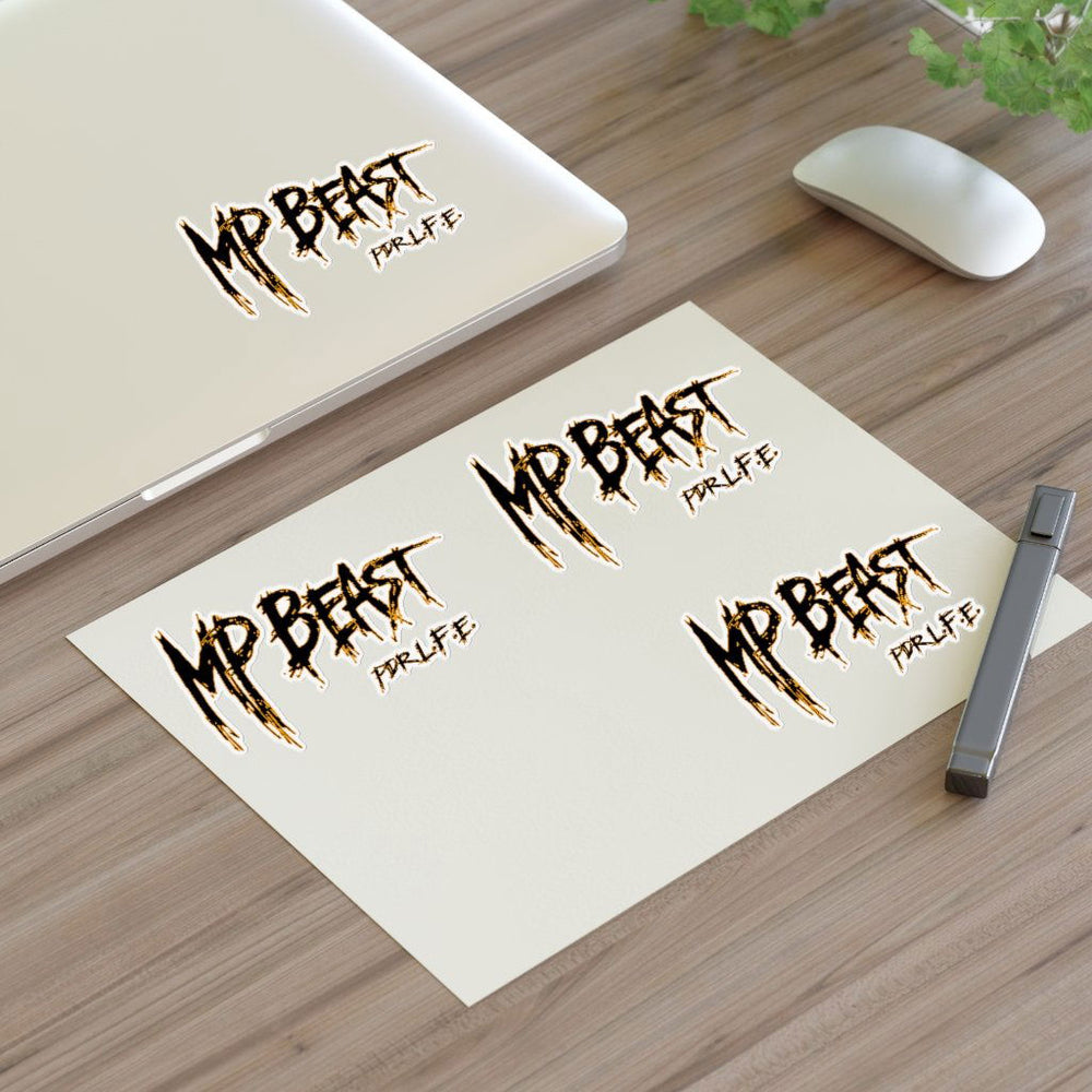 MP BEAST Hip Hop Sticker Sheets - PDR LFE 6" × 4" / White / Die Cut PDR LFE