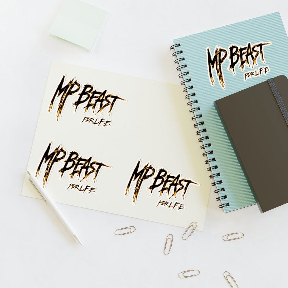 MP BEAST Hip Hop Sticker Sheets - PDR LFE 6" × 4" / White / Die Cut PDR LFE