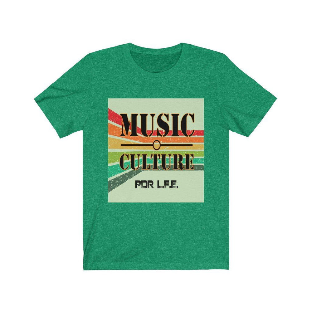 MUSIC IS CULTURE Unisex Jersey Short Sleeve Tee - PDR L.F.E. 