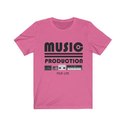 MUSIC PRODUCTION Hip Hop Unisex Jersey Short Sleeve Tee - PDR LFE Charity Pink / S PDR LFE