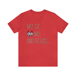 MY EX HIP HOP Short Sleeve Tee - PDR LFE Heather Red / S PDR LFE