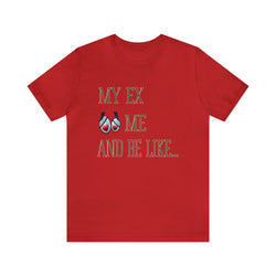 MY EX HIP HOP Short Sleeve Tee - PDR LFE Red / S PDR LFE