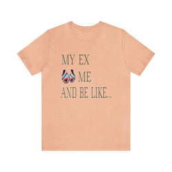 MY EX HIP HOP Short Sleeve Tee - PDR LFE Heather Peach / S PDR LFE