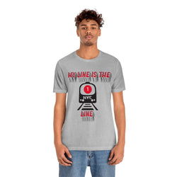 MY LINE 1 Hip Hop Unisex Jersey Short Sleeve Tee - PDR LFE Athletic Heather / S PDR LFE