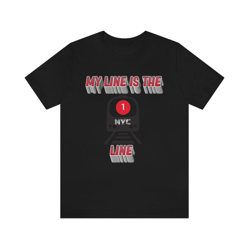 MY LINE 1 Hip Hop Unisex Jersey Short Sleeve Tee - PDR L.F.E. 