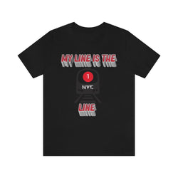 MY LINE 1 Hip Hop Unisex Jersey Short Sleeve Tee - PDR LFE Black / S PDR LFE