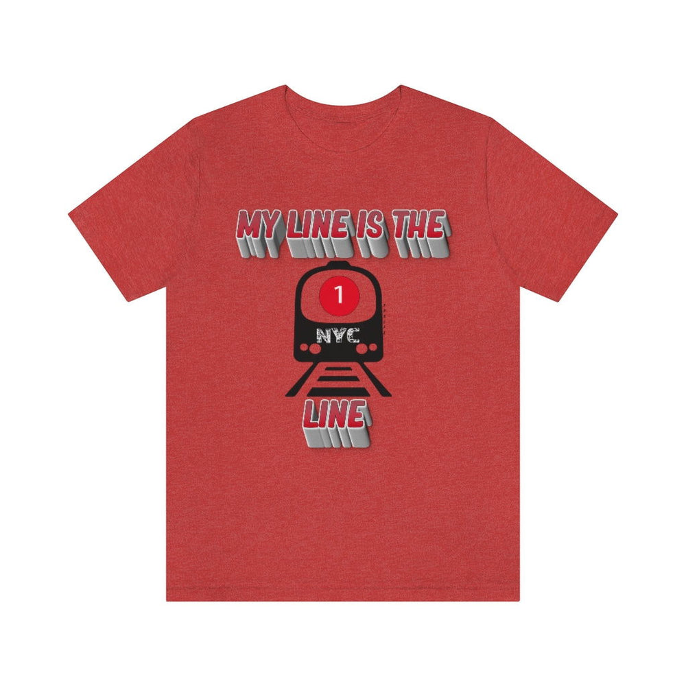 MY LINE 1 Hip Hop Unisex Jersey Short Sleeve Tee - PDR L.F.E. 