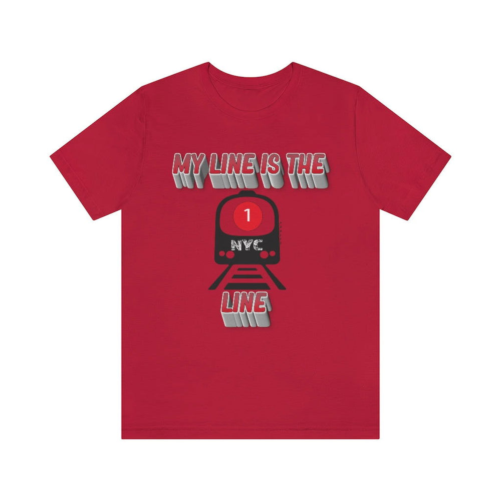 MY LINE 1 Hip Hop Unisex Jersey Short Sleeve Tee - PDR L.F.E. 